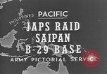 Image of Japanese planes Saipan Northern Mariana Islands, 1944, second 28 stock footage video 65675053486