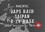 Image of Japanese planes Saipan Northern Mariana Islands, 1944, second 32 stock footage video 65675053486