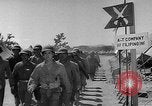 Standbild US Army philippinischen Infanterie Regimenter in der Ausbildung Camp Roberts and Hunter-Liggett, California USA, 1943, aus Sekunde 22 historischem Filmmaterial Videoclip 65675053496