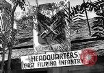 Standbild US Army philippinischen Infanterie Regimenter in der Ausbildung Camp Roberts and Hunter-Liggett, California USA, 1943, aus Sekunde 26 historischem Filmmaterial Videoclip 65675053496