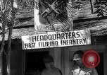 Standbild US Army philippinischen Infanterie Regimenter in der Ausbildung Camp Roberts and Hunter-Liggett, California USA, 1943, aus Sekunde 27 historischem Filmmaterial Videoclip 65675053496
