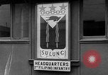 Standbild US Army philippinischen Infanterie Regimenter in der Ausbildung Camp Roberts and Hunter-Liggett, California USA, 1943, aus Sekunde 57 historischem Filmmaterial Videoclip 65675053496