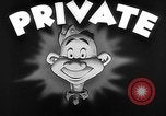 Standbild Private Snafu United States USA, 1943, aus Sekunde 3 historischem Filmmaterial Videoclip 65675053497