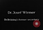 Image of Josef Wirmer on trial in July 20 plot against Hitler Germany, 1944, second 3 stock footage video 65675053508
