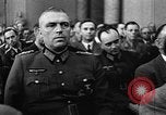 Image of Josef Wirmer on trial in July 20 plot against Hitler Germany, 1944, second 48 stock footage video 65675053508