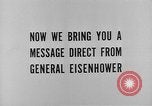 Image of General Dwight Eisenhower United States USA, 1944, second 4 stock footage video 65675053523