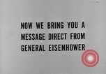 Image of General Dwight Eisenhower United States USA, 1944, second 9 stock footage video 65675053523