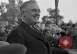Standbild Präsident Roosevelt Ankunft auf dem Kleinen Weißen Haus Georgia United States USA, 1935, aus Sekunde 10 historischem Filmmaterial Videoclip 65675053527