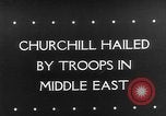 Image of Winston Churchill Tehran Iran, 1943, second 1 stock footage video 65675053539