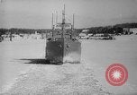 Immagine di Ice Breaker Mackinaw Lake Michigan United States USA, 1945, secondo 29 filmato di repertorio 65675053544