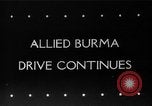 Image of Chinese 38th Infantry Division captures key city Bhamo Burma, 1944, second 1 stock footage video 65675053545