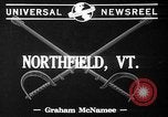 Standbild Universität Norwich Northfield Vermont USA, 1941, aus Sekunde 3 historischem Filmmaterial Videoclip 65675053549