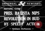 Standbild Fulgencio Batista Havanna Kuba, 1941, aus Sekunde 1 historischem Filmmaterial Videoclip 65675053551