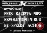 Standbild Fulgencio Batista Havanna Kuba, 1941, aus Sekunde 5 historischem Filmmaterial Videoclip 65675053551