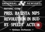 Standbild Fulgencio Batista Havanna Kuba, 1941, aus Sekunde 7 historischem Filmmaterial Videoclip 65675053551