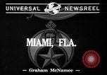 Standbild Antenne Kunstflug Miami Florida USA, 1941, aus Sekunde 3 historischem Filmmaterial Videoclip 65675053558