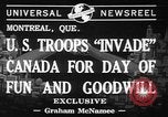 Image of United States troops Canada, 1941, second 6 stock footage video 65675053572