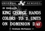 Standbild König Georg VI Vereinigtes Königreich, 1941, aus Sekunde 1 historischem Filmmaterial Videoclip 65675053573
