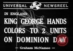 Standbild König Georg VI Vereinigtes Königreich, 1941, aus Sekunde 3 historischem Filmmaterial Videoclip 65675053573