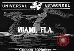 Image of water skiing Miami Florida USA, 1942, second 3 stock footage video 65675053585