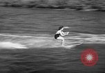 Image of water skiing Miami Florida USA, 1942, second 15 stock footage video 65675053585