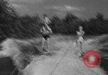 Image of water skiing Miami Florida USA, 1942, second 19 stock footage video 65675053585