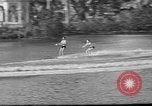 Image of water skiing Miami Florida USA, 1942, second 27 stock footage video 65675053585
