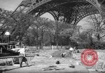Image of civil defense trench digging at Eiffel Tower Paris France, 1939, second 3 stock footage video 65675053614