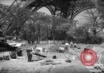 Image of civil defense trench digging at Eiffel Tower Paris France, 1939, second 6 stock footage video 65675053614