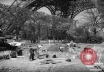 Image of civil defense trench digging at Eiffel Tower Paris France, 1939, second 7 stock footage video 65675053614