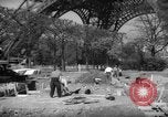 Image of civil defense trench digging at Eiffel Tower Paris France, 1939, second 9 stock footage video 65675053614
