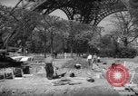 Image of civil defense trench digging at Eiffel Tower Paris France, 1939, second 10 stock footage video 65675053614