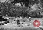 Image of civil defense trench digging at Eiffel Tower Paris France, 1939, second 12 stock footage video 65675053614