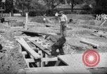 Image of civil defense trench digging at Eiffel Tower Paris France, 1939, second 19 stock footage video 65675053614