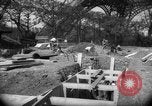 Image of civil defense trench digging at Eiffel Tower Paris France, 1939, second 33 stock footage video 65675053614