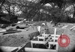 Image of civil defense trench digging at Eiffel Tower Paris France, 1939, second 37 stock footage video 65675053614