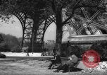Image of civil defense trench digging at Eiffel Tower Paris France, 1939, second 58 stock footage video 65675053614