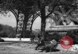 Image of civil defense trench digging at Eiffel Tower Paris France, 1939, second 62 stock footage video 65675053614