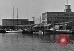 Image of Curtis Boat & Engine Corp on riverfront Norfolk Virginia United States USA, 1932, second 22 stock footage video 65675053626