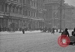 Image of snow covered roads Moscow Russia Soviet Union, 1920, second 28 stock footage video 65675053629