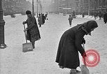 Image of snow covered roads Moscow Russia Soviet Union, 1920, second 42 stock footage video 65675053629