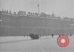 Image of snow covered roads Saint Petersburg Russia, 1920, second 3 stock footage video 65675053630