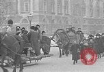 Image of snow covered roads Saint Petersburg Russia, 1920, second 43 stock footage video 65675053630