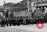 Image of Citizens parade Moscow Russia Soviet Union, 1946, second 27 stock footage video 65675053632