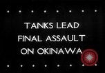 Image of United States tanks Okinawa Ryukyu Islands, 1945, second 1 stock footage video 65675053646