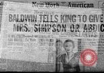 Image of abdication of King Edward VIII London England United Kingdom, 1936, second 11 stock footage video 65675053647