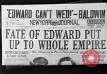 Image of abdication of King Edward VIII London England United Kingdom, 1936, second 14 stock footage video 65675053647