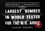 Image of Boeing Y1B-17 bomber Seattle Washington USA, 1936, second 3 stock footage video 65675053648