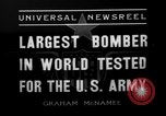Image of Boeing Y1B-17 bomber Seattle Washington USA, 1936, second 9 stock footage video 65675053648