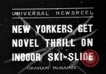 Image of indoor ski slope New York City USA, 1936, second 8 stock footage video 65675053650